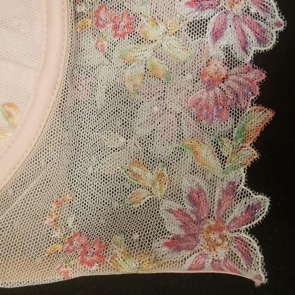 💕FOR LOVE AND LEMONS x VS💕 April Bloom Bustier ~ Pink Floral Large L NWT - Picture 11 of 15